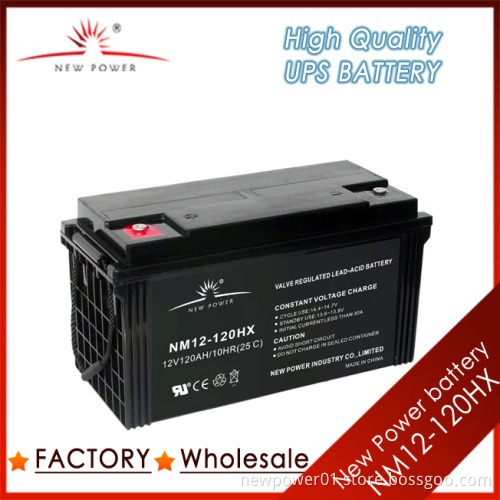 12V120ah AGM Lead Acid Battery for UPS (NM12-120HX)